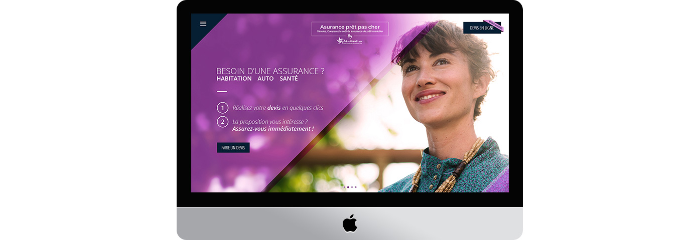 Refonte graphique du site assurance-pret-pas-cher.com